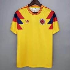 Colombia Home Retro Soccer Jersey 1990