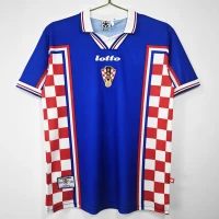 Croatia Away Retro Soccer Jersey 1998