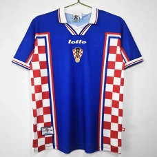 Croatia Away Retro Soccer Jersey 1998