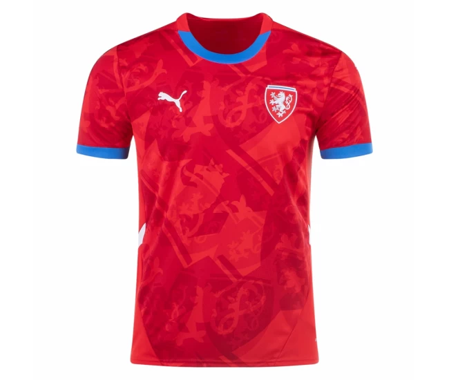 Czechia Mens Home Soccer Jersey 2024