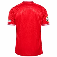 Denmark Mens Home Euro Soccer Jersey 2024