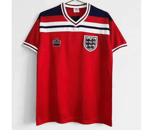 England Away Retro Soccer Jersey 1982 