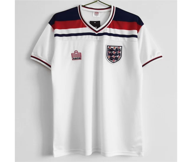 England Home Retro Soccer Jersey 1982