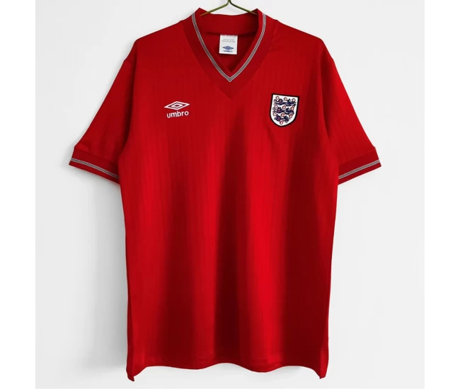 England Away Retro Soccer Jersey 1984-1987