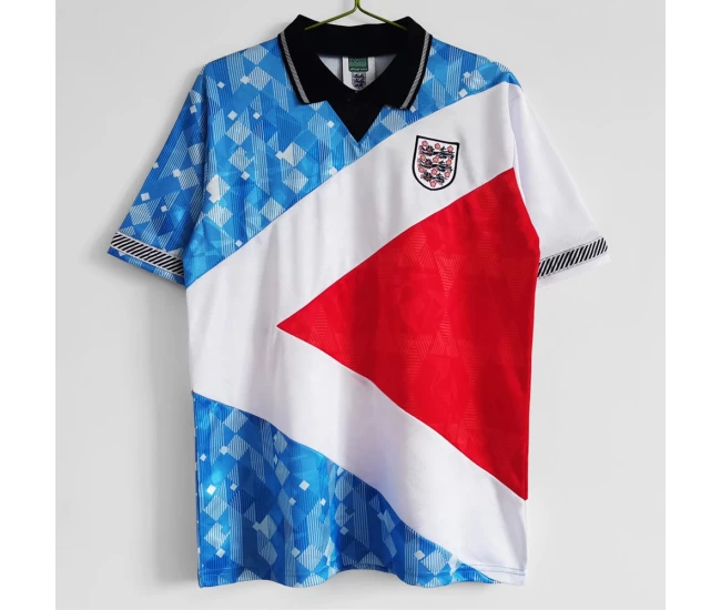 England Mash Up Retro Soccer Jersey 1990 