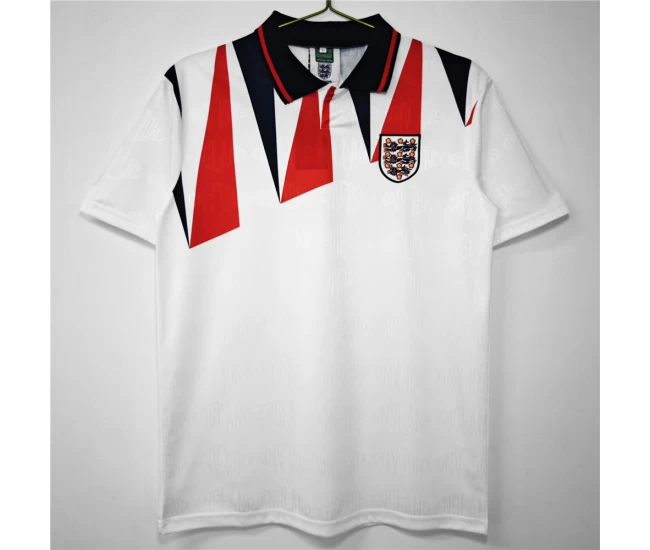 England Home Retro Soccer Jersey 1992 