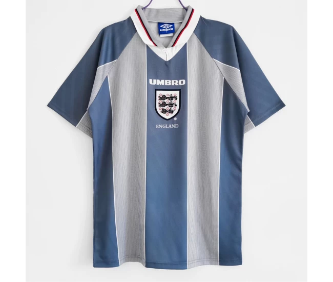 England Away Retro Soccer Jersey 1996 