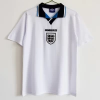 England Home Retro Soccer Jersey 1996 