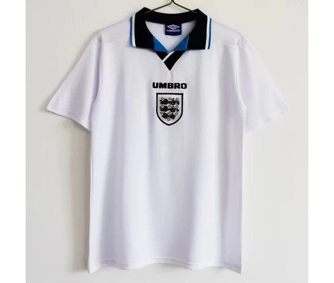 England Home Retro Soccer Jersey 1996 