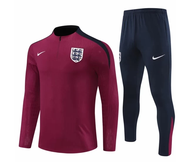 England National Team Red Training Technical Soccer Tracksuit 2023-24