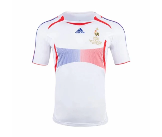 France Away Retro Soccer Jersey 2006