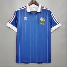 France Home Retro Soccer Jersey 1982