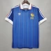 France Home Retro Soccer Jersey 1982