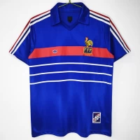 France Home Retro Soccer Jersey 1984-1986