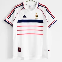 France Away Retro Soccer Jersey 1998