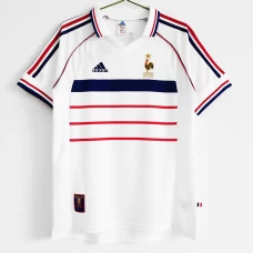 France Away Retro Soccer Jersey 1998