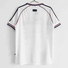 France Away Retro Soccer Jersey 1998