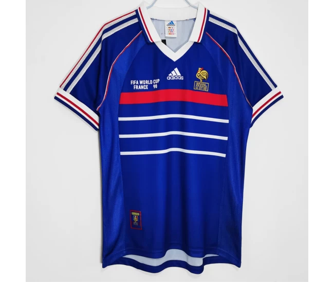 France FIFA World Cup Retro Soccer Jersey 1998