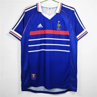 France Home Retro Soccer Jersey 1998