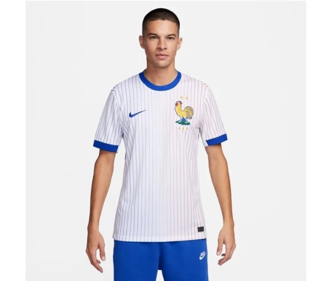 France Mens Away Authentic Soccer Jersey 2024