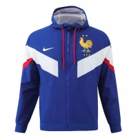 France Mens Hooded Windbreaker Soccer Jacket 2024