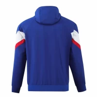 France Mens Hooded Windbreaker Soccer Jacket 2024