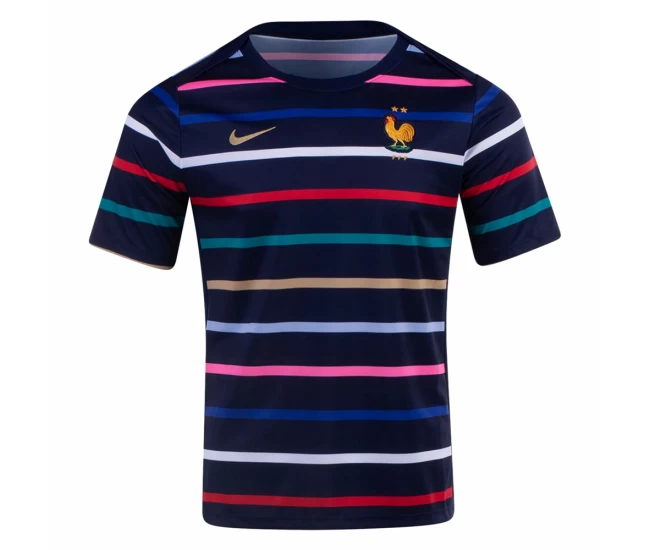 France Mens Pre Match Training Soccer Jersey 2024