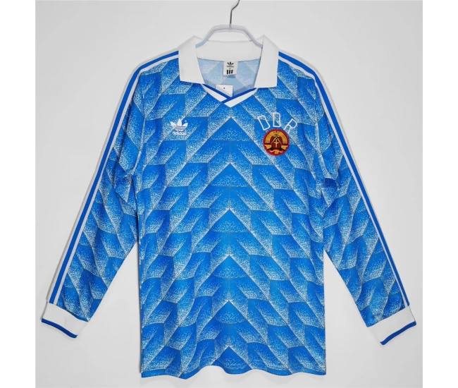 Germany Long Sleeve Home Retro Soccer Jersey 1988 