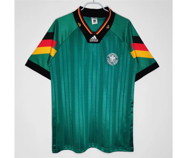 Germany Away Retro Soccer Jersey 1992 