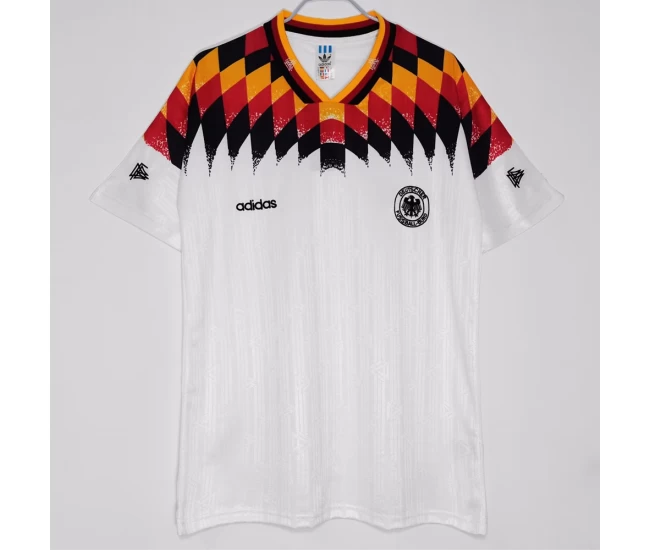 Germany Home Retro Soccer Jersey 1994 