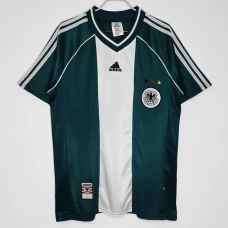 Germany Away Retro Soccer Jersey 1998 