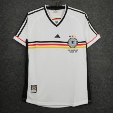 Germany Home Retro Soccer Jersey 1998 