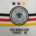 Germany Home Retro Soccer Jersey 1998 