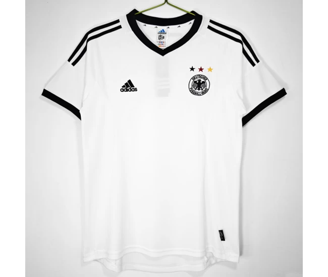 Germany Home Retro Soccer Jersey 2002-2003