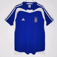 Greece Home Retro Soccer Jersey 2004