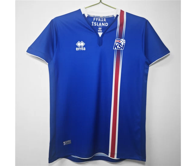 Iceland Home Retro Soccer Jersey 2016-2017