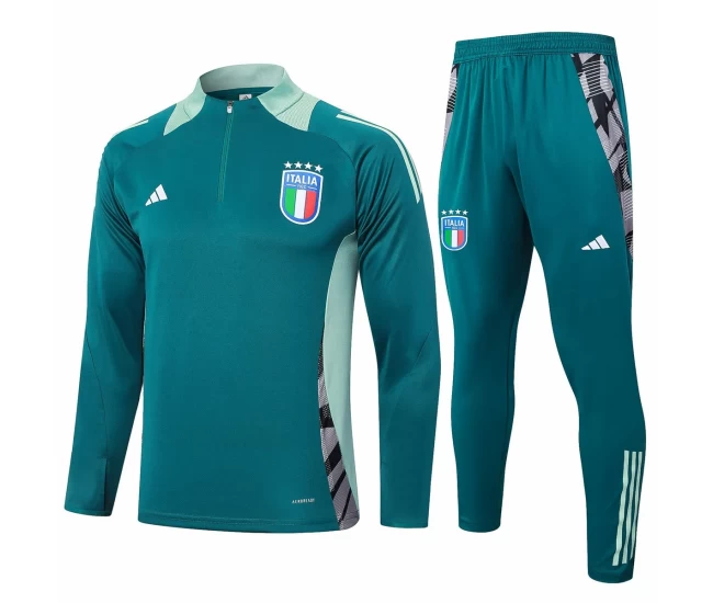 Italy National Team Green Training Technical Soccer Tracksuit 2024-25