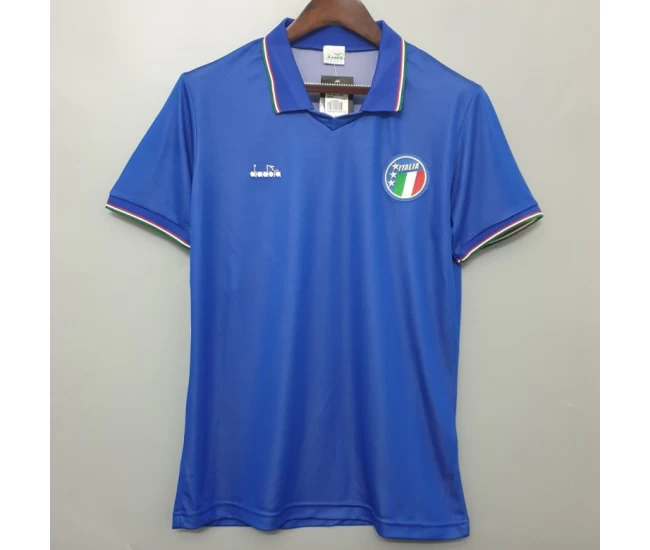 Italy Home Retro Soccer Jersey 1990