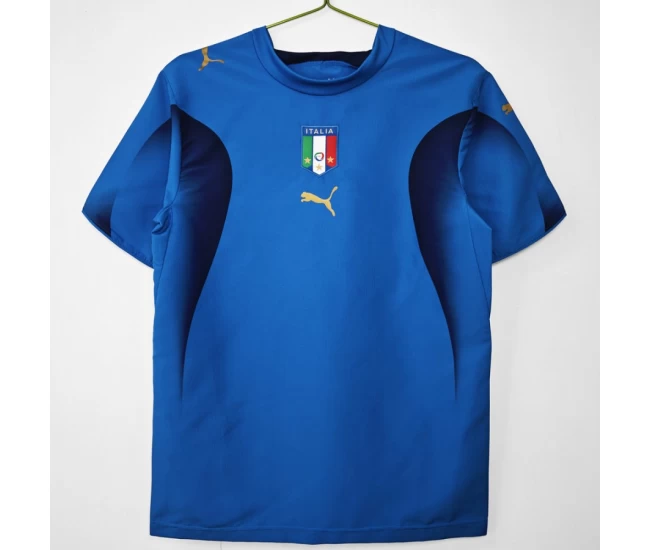 Italy Home Retro Soccer Jersey 2006