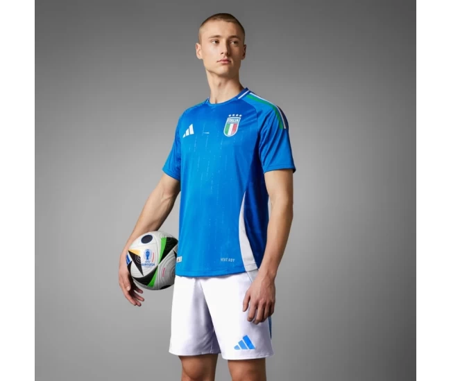 Italy Mens Home Authentic Soccer Jersey 2024