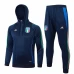 Italy National Team Navy Training Hooded Technical Soccer Tracksuit 2024-25