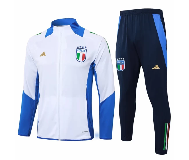 Italy National Team White Training Presentation Soccer Tracksuit 2024-25