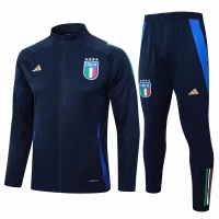 Italy National Team Navy Training Presentation Soccer Tracksuit 2024-25