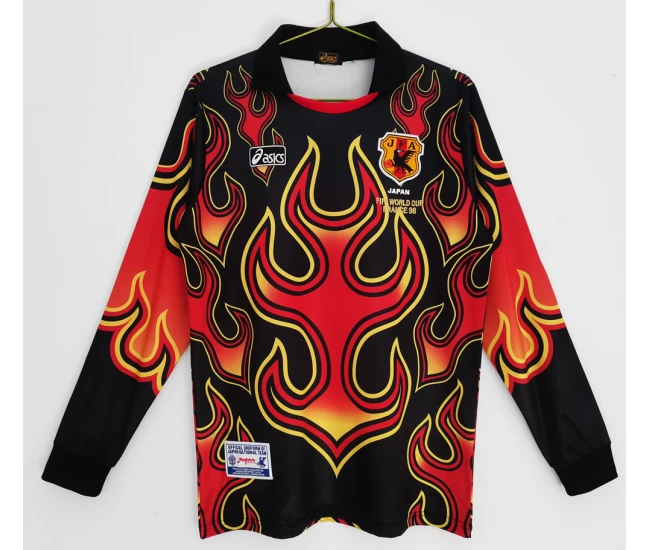 Japan Long Sleeve Goalkeeper Retro Soccer Jersey 1998