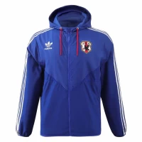 Japan Mens Hooded Windbreaker Soccer Jacket 2024