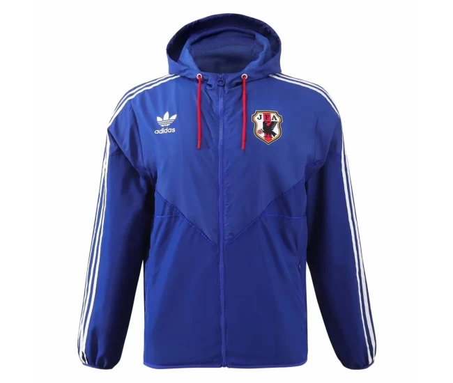 Japan Mens Hooded Windbreaker Soccer Jacket 2024