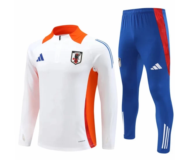 Japan National Team White Training Technical Soccer Tracksuit 2024-25