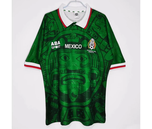 Mexico Home Retro Soccer Jersey 1998