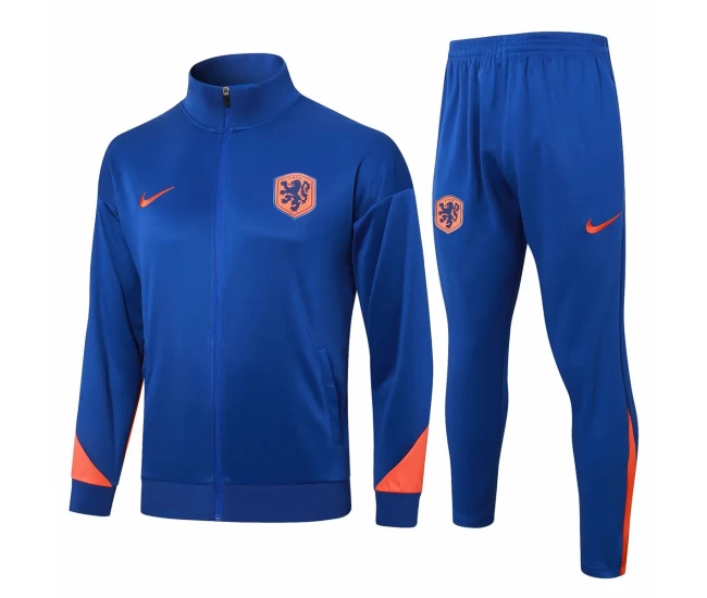 Netherlands National Team Blue Training Presentation Soccer Tracksuit 2024-25