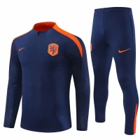 Netherlands National Team Navy Training Technical Soccer Tracksuit 2023-24